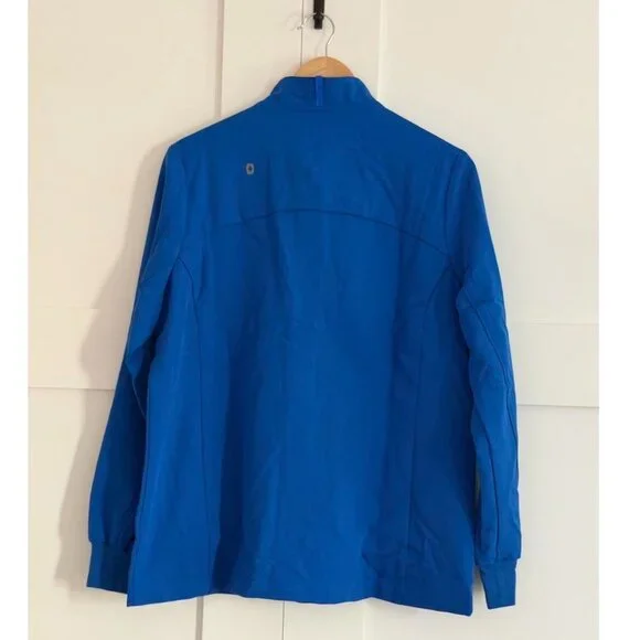 Figs Sebina Scrub Jacket in Royal Blue, Size Large - Picture 9 of 9